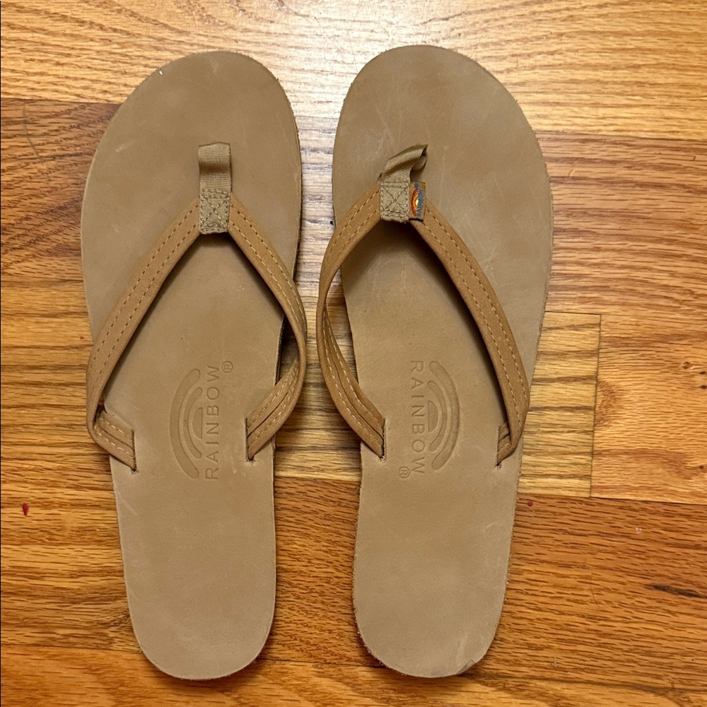 Rainbow Tan Sandals